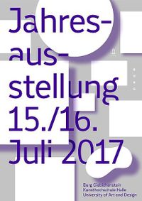 Annual exhibition at the art college Burg Giebichenstein